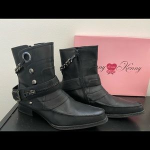 Women’s Mid Calf Biker Style Boots